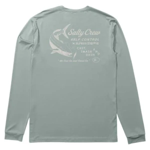 Salty Crew Rash Guard Manches Longues Kelp Control Sunshirt Jade M Homme