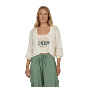 Salty Crew Cardigan Navigator Off White L Femme