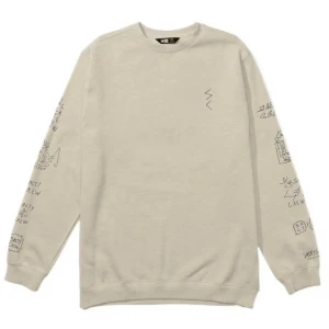 Salty Crew Sweat-shirt Reel Lb Crewneck Oatmeal Heather L Homme