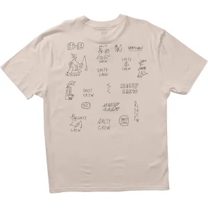Salty Crew Camiseta De Manga Corta Reel Lb Off White XL