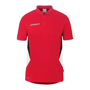 Uhlsport Polo à Manches Courtes Equipe 29 Red / White / Black 3XL Homme