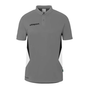 Uhlsport Polo à Manches Courtes Equipe 29 Stone Grey / White / Black S Homme