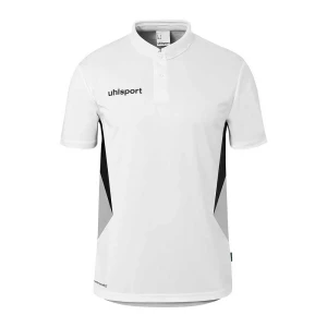 Uhlsport Polo à Manches Courtes Equipe 29 White / Stone Grey / Black 2XL Homme