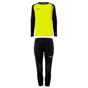Uhlsport Ensemble à Manches Longues Impulse Goalkeeper Fluo Yellow / Black 12-13 Années Garçon,Fille
