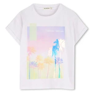Billieblush T-shirt à Manches Courtes U21750 White 14 Années Fille