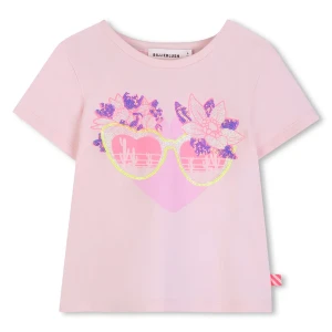 Billieblush T-shirt à Manches Courtes U21956 Pastel Pink 4 Années Fille