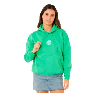 Rip Curl Sweat à Capuche Icons Of Surf Heritage Green S Femme