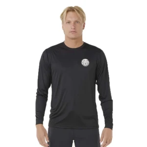 Rip Curl Rash Guard Manches Longues Icons Of Surflite Black L Homme