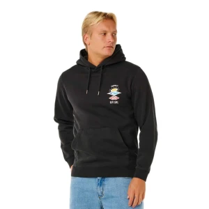 Rip Curl Sweat à Capuche Search Icon Black XL Homme