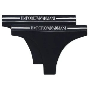 Giorgio Armani Emporio Armani Culotte Ew000406_af19023 Brazilian 2 Unités Black / Black XS Femme