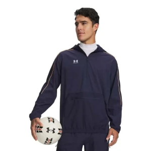 Under Armour Sweat-shirt à Zip Challenger Warmup Blue S Homme