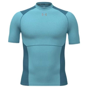 Under Armour T-shirt à Manches Courtes Heatgear Elite Comp Blue XL