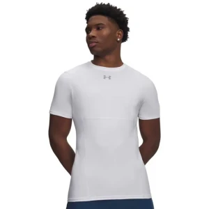 Under Armour T-shirt à Manches Courtes Heatgear Elite Fitted White S