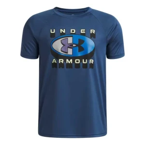 Under Armour T-shirt à Manches Courtes Tech Graphic Blue 8 Années