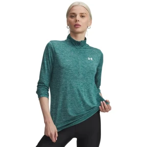 Under Armour Sweat à Demi-zip Tech Twist Green XS