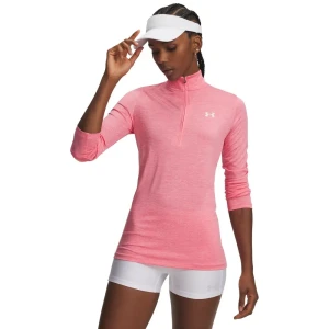 Under Armour Sweat à Demi-zip Tech Twist Pink S