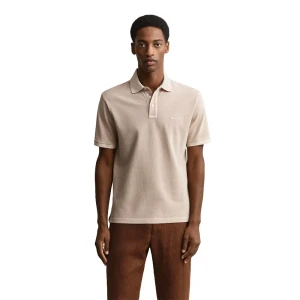 Gant Polo à Manches Courtes 2014057 Oat Beige 4XL Homme