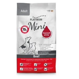 Platinum Alimento Para Perros Adultos Mini Con Buey 900 G Brown One Size