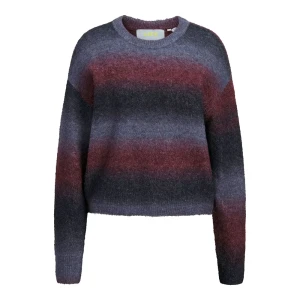 Jack & Jones Pull Amira Jjxx Winetasting / Space Dye M Femme