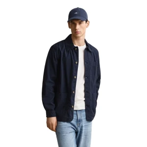 Gant Chemise Surchemise 3250304 Linen Evening Blue 2XL Homme