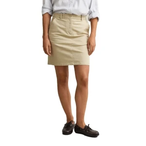 Gant Jupe Courte 4400223 Oat Beige 38 Femme