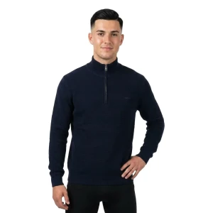 Gant Pull à Demi-zip 8030276 Evening Blue XL Homme