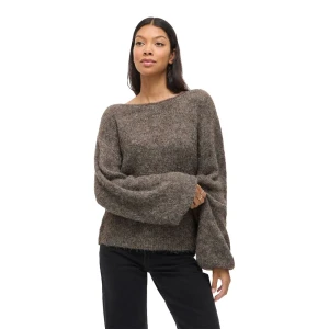 Vila Pull Marley Knit Falcon / Melange 2XL Femme