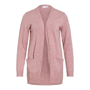 Vila Cardigan Ril Open Nostalgia Rose / Light Melange L Femme