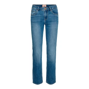 Vero Moda Jean Flash Straight Tall Medium Blue Denim XS Femme