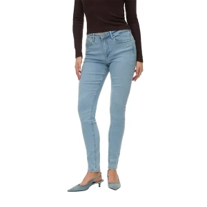 Vero Moda Jean Polly Skinny Light Blue Denim L Femme