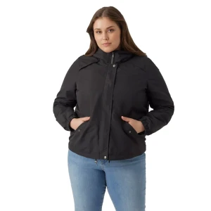 Vero Moda Curve Parka Zoa Short Black 50 Femme