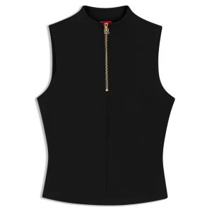 Hugo T-shirt Sans Manches Doella 10271863 Black XL Femme
