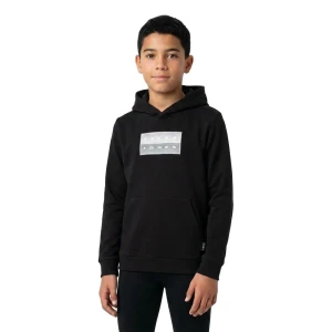 Jack & Jones Sweat à Capuche Fusion Graphic Black / Brushed 12 Années Garçon