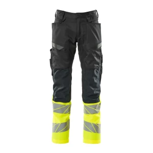 Mascot Pantalon De Travail Accelerate Safe 19679 Black / Hi-Vis Yellow 56