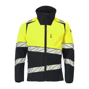 Mascot Veste Softshell Dark Navy / Hi-Vis Yellow 2XL