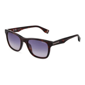 Police Lunettes De Soleil Splu68-530722 53x20x145 Mm Shiny Dark Havana Smoke Gradient/CAT2 Homme
