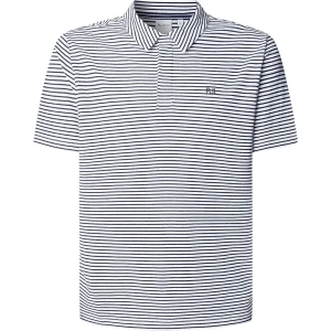 Pepe Jeans Polo à Manches Courtes Corbin Stripes White L Homme