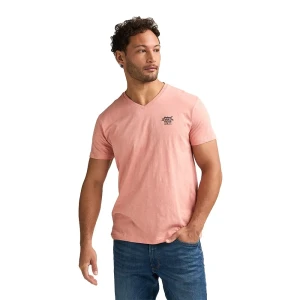 Petrol Industries T-shirt à Manches Courtes Et Col En V M-1060-tsv638 Light Coral 2XL Homme