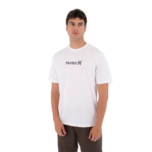 Hurley T-shirt à Manches Courtes Printing Press O&o White 2XL Homme