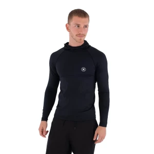 Hurley Rash Guard Manga Larga Slim Fit Icon Hooded Black S
