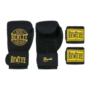 Benlee Coffret De Boxe Starter Boxgate Black / Yellow 10 oz