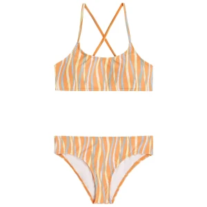O´neill Bikini Essentials Bralette Funky Peach Swirly 7-8 Années Fille
