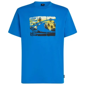 O´neill Camiseta De Manga Corta Gradient Mediterranean Blue XL