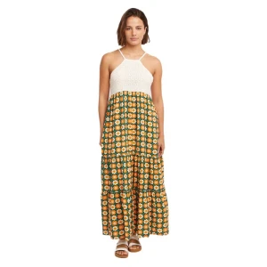 O´neill Vestido Largo Sin Mangas O´riginals Maxi Green Retro Flower XL