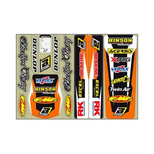 Blackbird Racing Pegatinas Logo Orange One Size