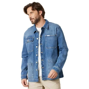 Deeluxe Veste En Jean Lapaz Light Stone Used S Homme