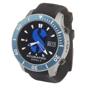 Scubapro Ordenador De Buceo Galileo 3 Ti Black / Blue One Size