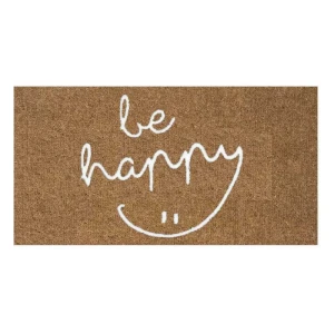 Duett Paillasson Be Happy 40x70 Cm Brown / White One Size