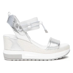 Ahead Nero Giardini Sandales Compensées E513606d Silver EU 37 Femme