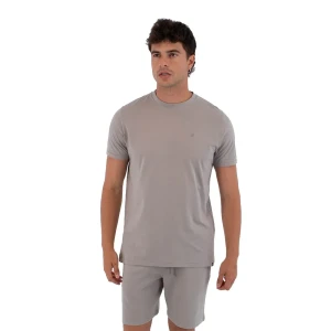 Hurley T-shirt à Manches Courtes Low Tide Particle Grey S Homme